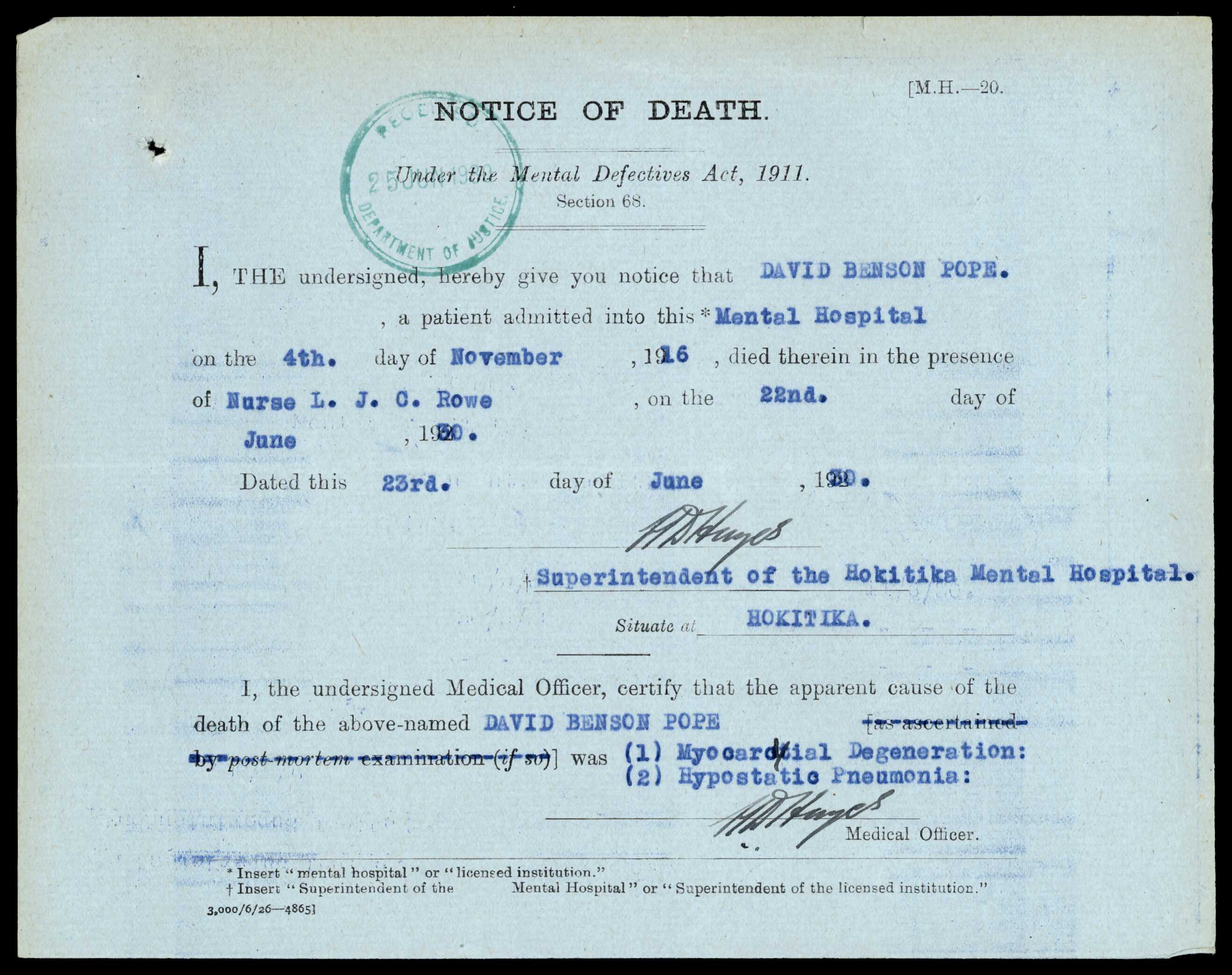 David Benson Pope coroner file, image 4 of 6