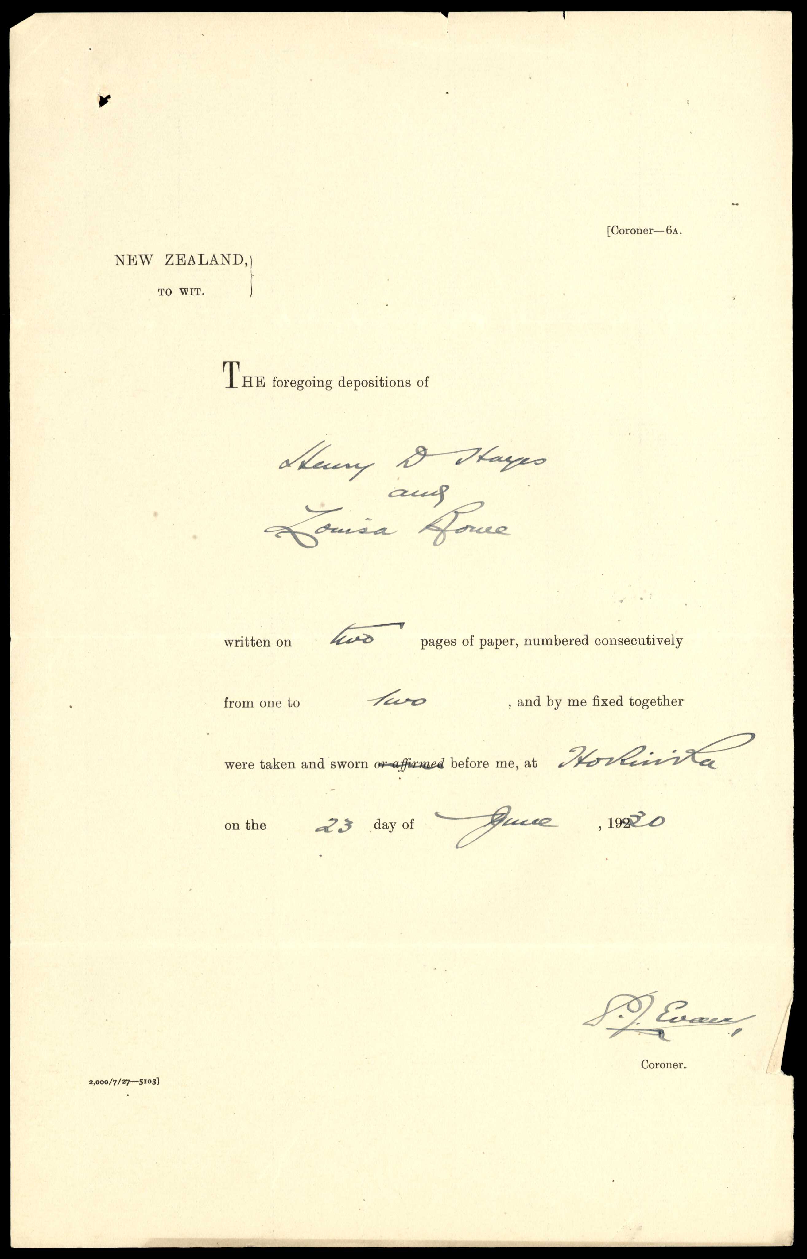 David Benson Pope coroner file, image 5 of 6