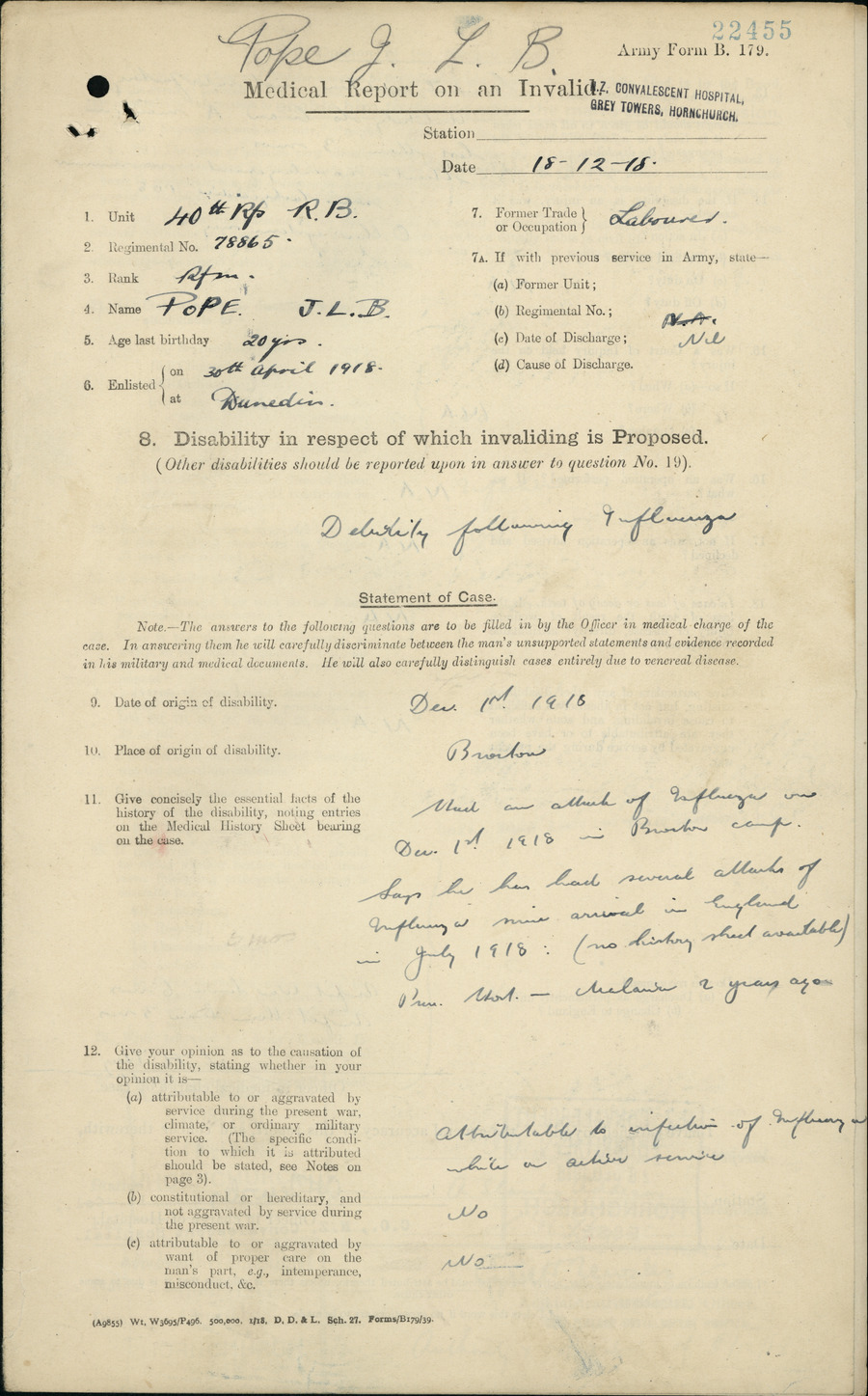 J. L. B. Pope’s second military file, image 17 of 32
