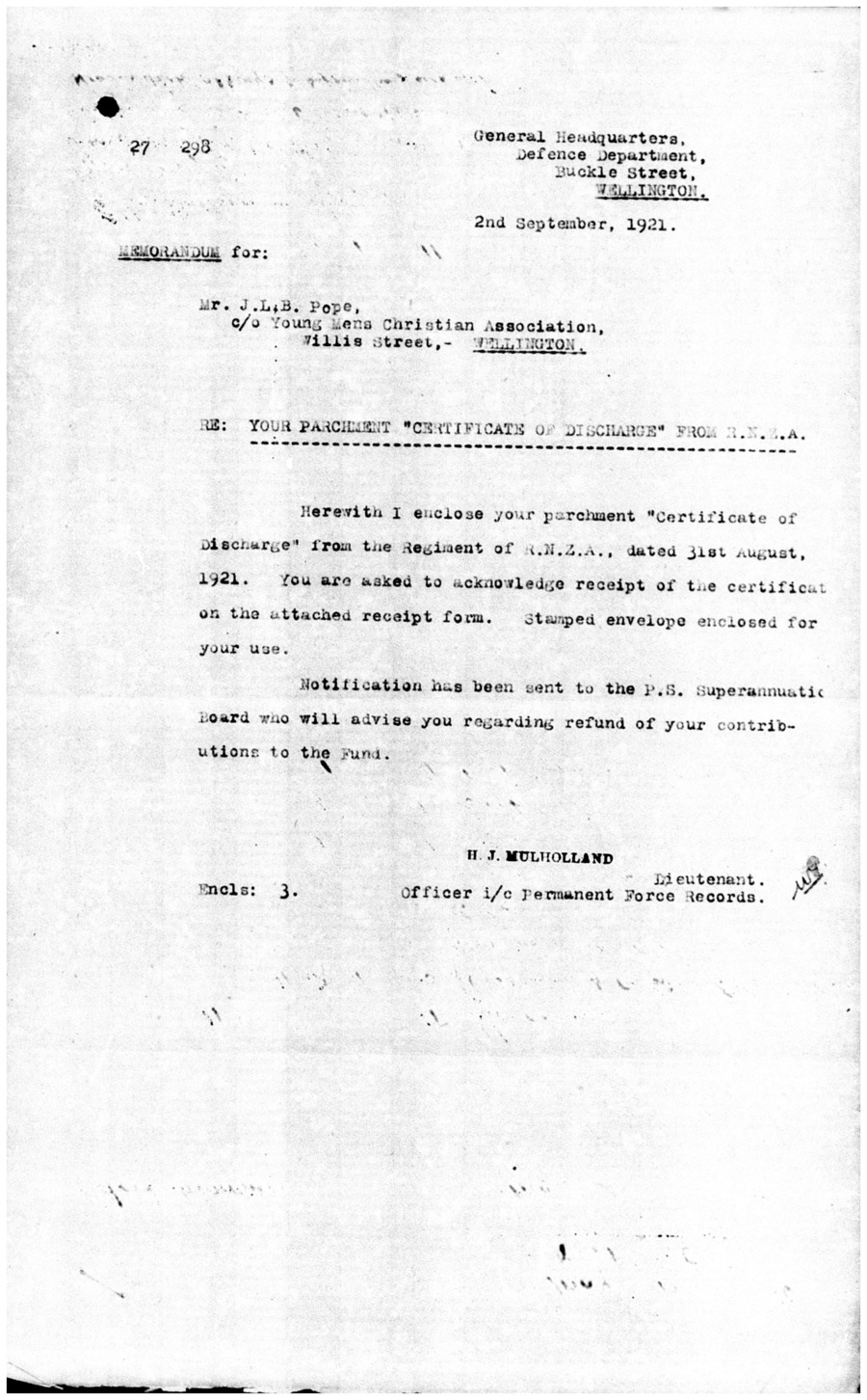 J. L. B. Pope main military file, image 12 of 50
