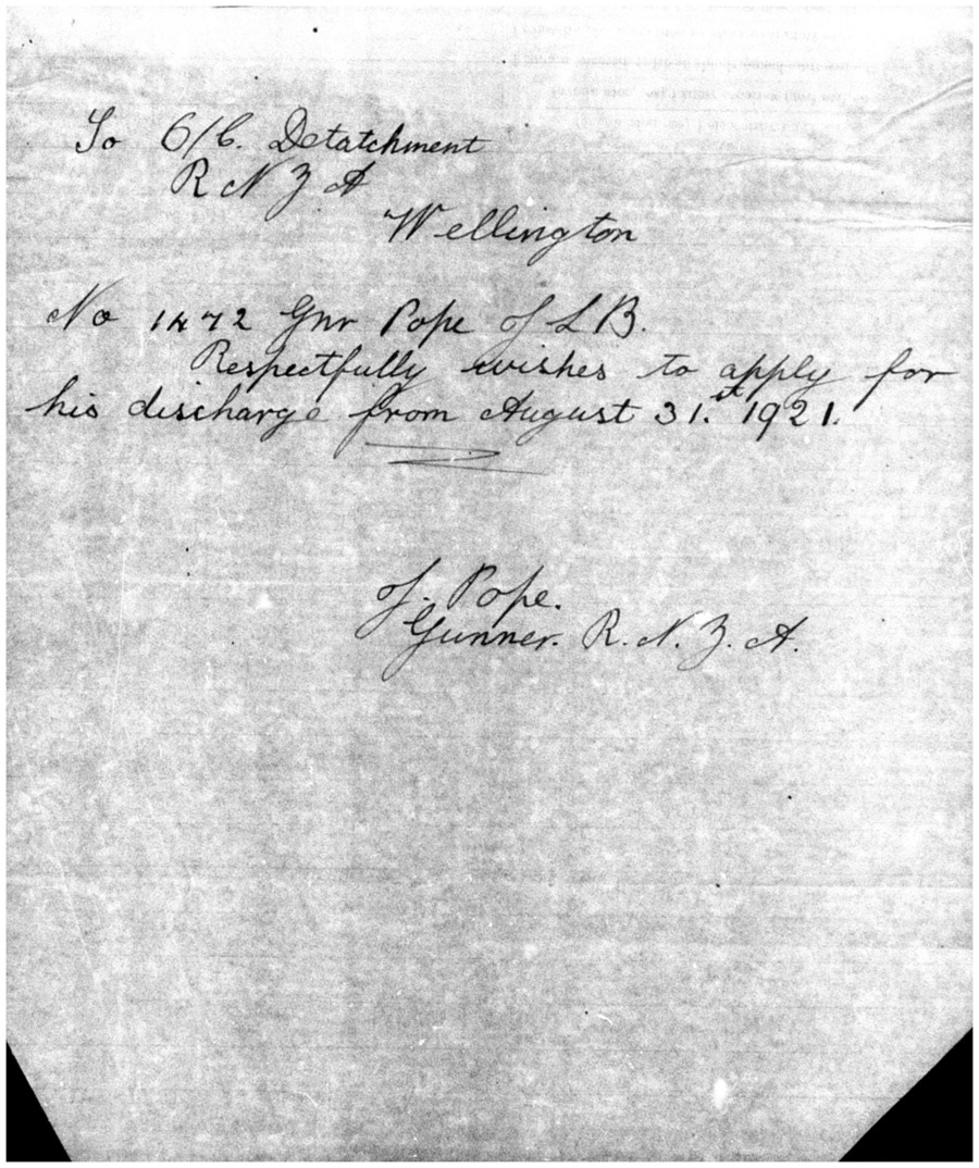 J. L. B. Pope main military file, image 17 of 50
