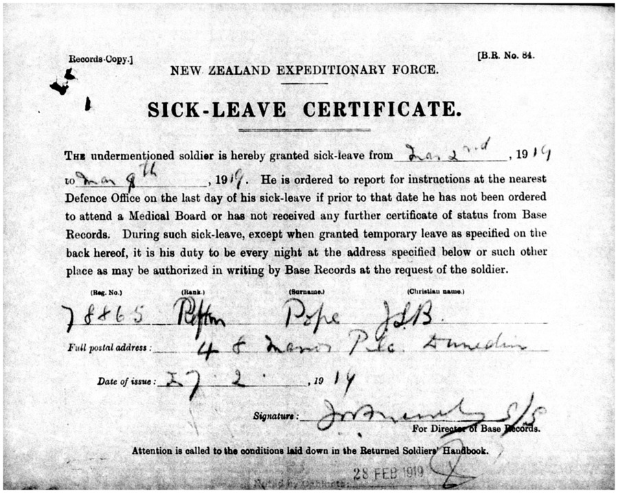 J. L. B. Pope main military file, image 31 of 50