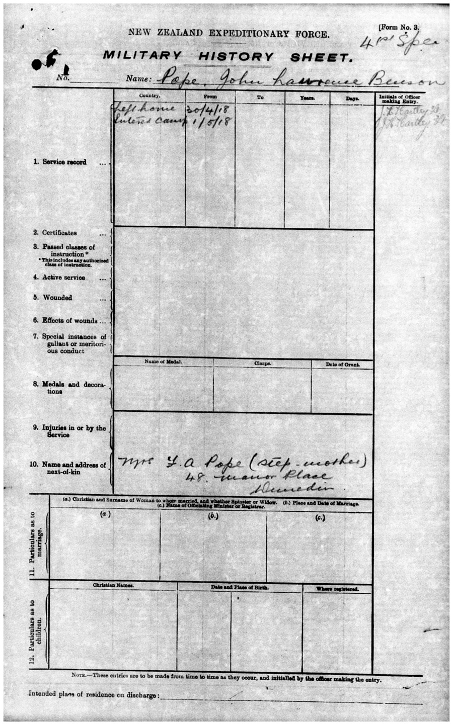 J. L. B. Pope main military file, image 47 of 50