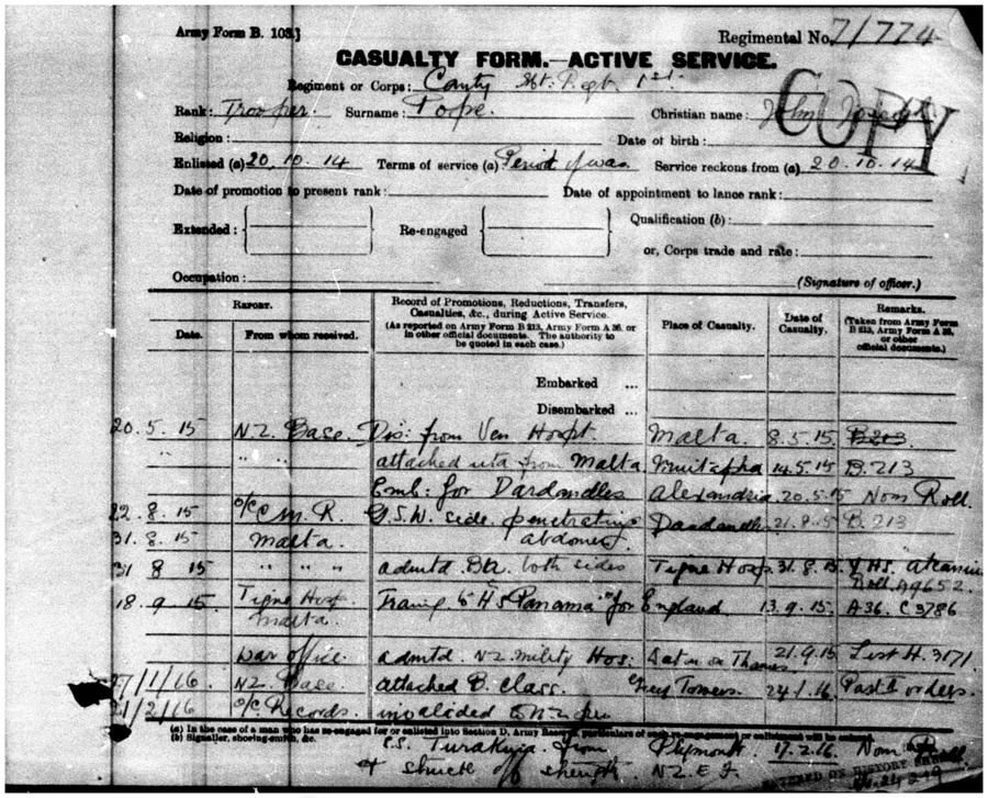 John Joseph Pope military file, image 15 of 25