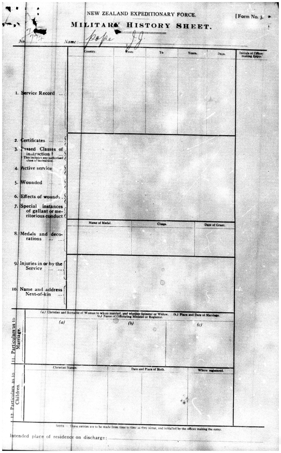 John Joseph Pope military file, image 24 of 25